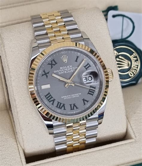 rolex datejust stahl gold 36|rolex datejust 36mm price.